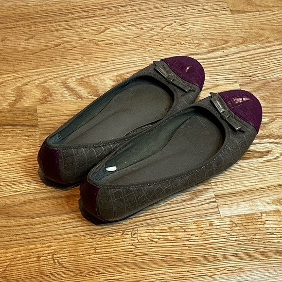 Old Navy Magenta and Grey Flats Size 8 - Picture 3 of 10